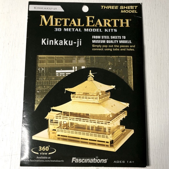 *RARE* Metal Earth Kinkaku-ji 3D Model - Picture 1 of 6